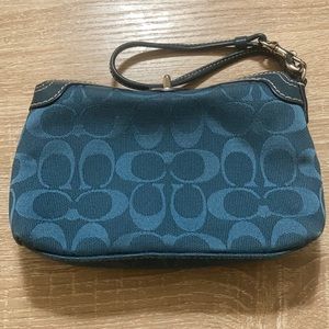Blue Coach clutch